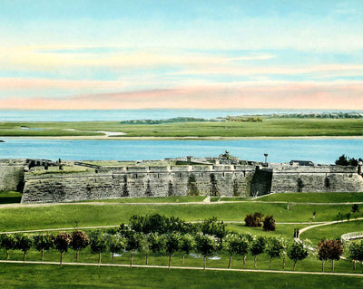 Bird's-Eye View of Fort Marion