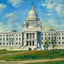 State Capitol Providence RI in 1908 Art Print (7 Sizes) - High Quality