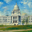State Capitol Providence RI in 1908 Art Print (7 Sizes) - High Quality