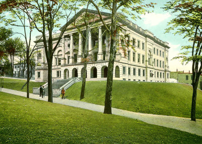 State Library Richmond VA in 1906 Vintage Print (7 Sizes) - Restored