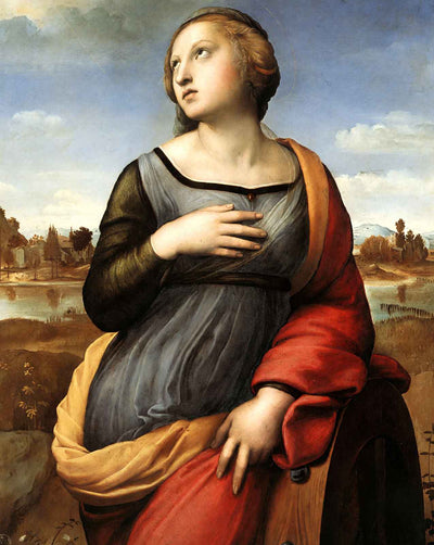 St. Catherine of Alexandria fine art print by Raphael (1508)
