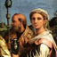 St. Cecilia with Saints (Detail) 1516 Painting by Raphael Art Print (6 Sizes)