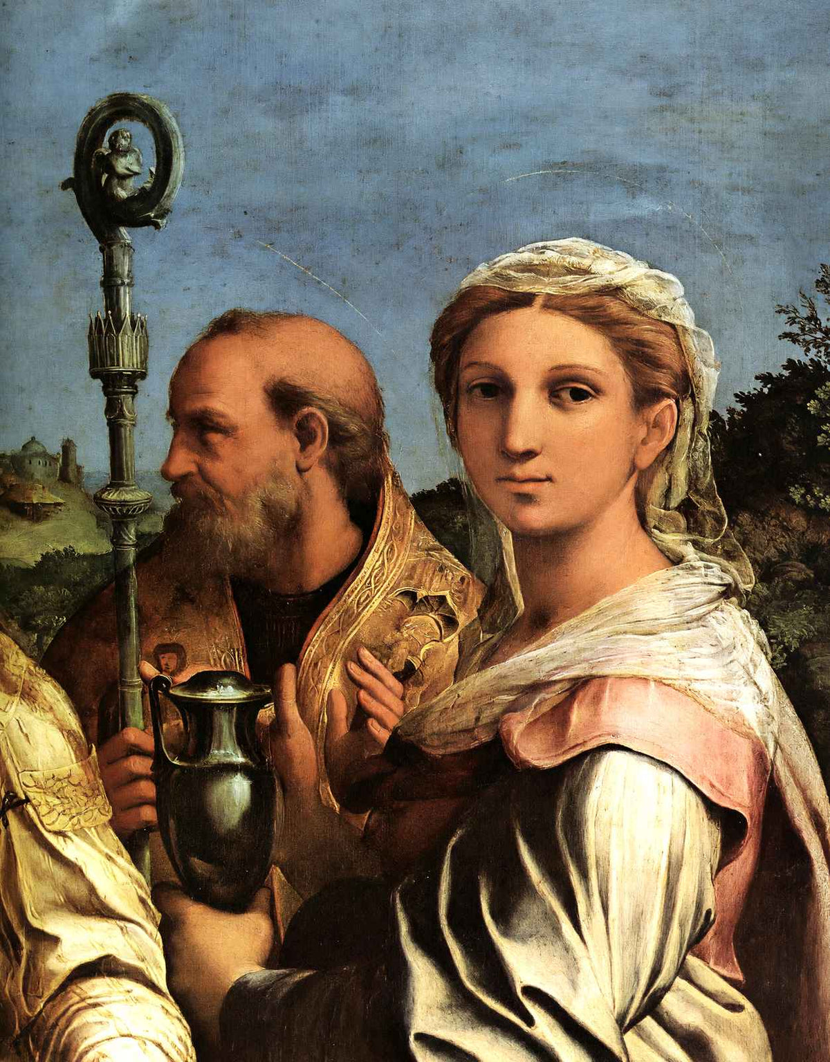 St. Cecilia with Saints (Detail) 1516 Painting by Raphael Art Print (6 Sizes)