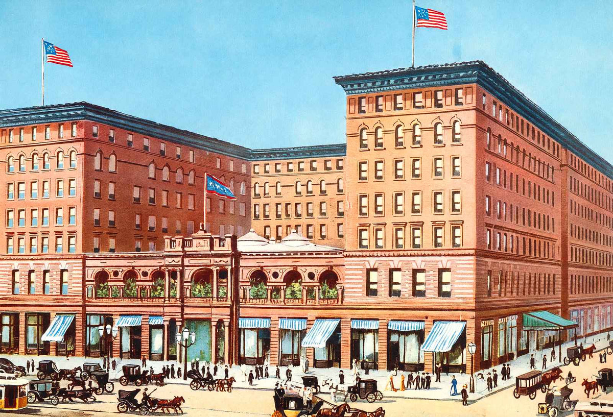 St Charles Hotel New Orleans Vintage Print (7 Sizes) - Acid Free