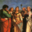 St. Cecilia with Sts. Paul, John Evangelists, Augustine 1516 Print (6 Sizes)