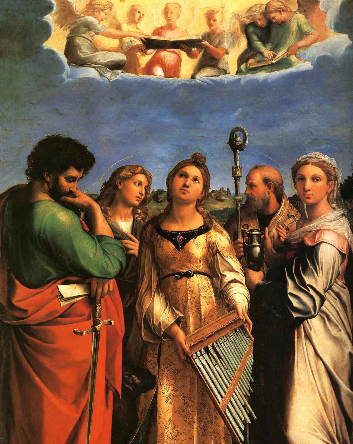 St. Cecilia with Sts. Paul