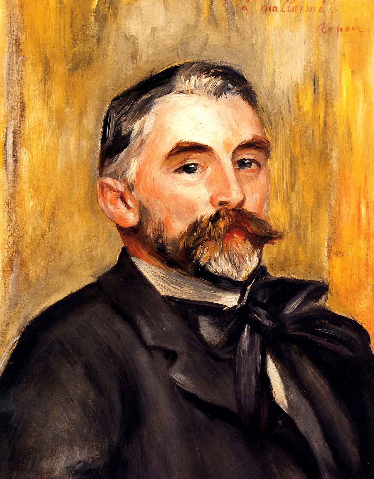 Stephane Mallarme Art Print 1892 Painting by Pierre-Auguste Renoir (6 Sizes)