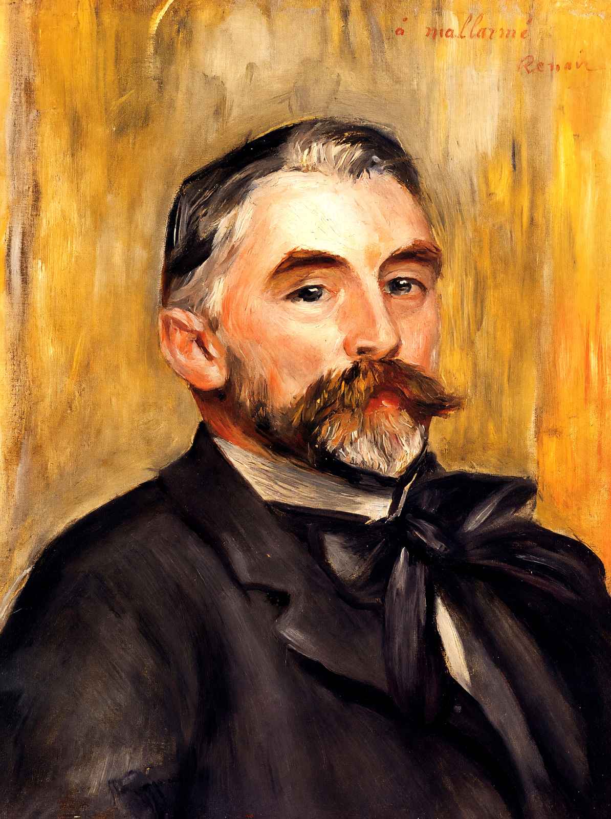 Stephane Mallarme Art Print 1892 Painting by Pierre-Auguste Renoir (6 Sizes)