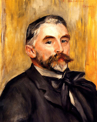 Stephane Mallarme art print by Pierre-Auguste Renoir (1892)