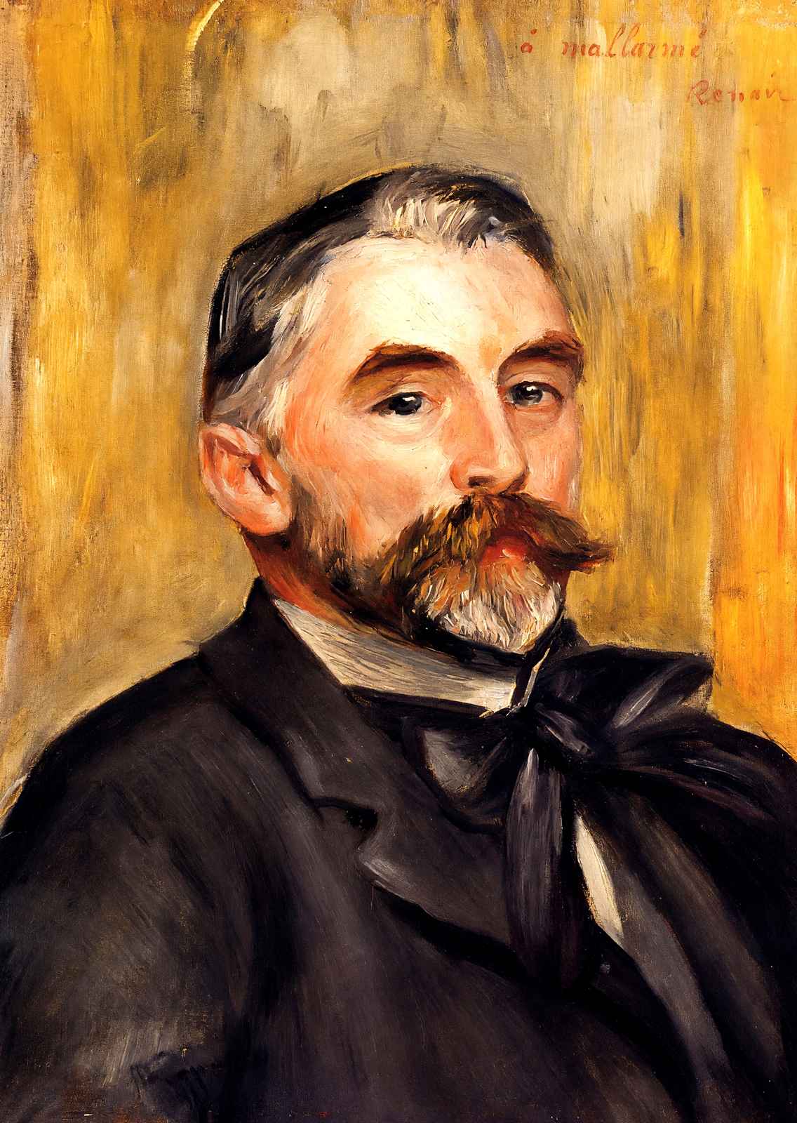Stephane Mallarme Art Print 1892 Painting by Pierre-Auguste Renoir (6 Sizes)