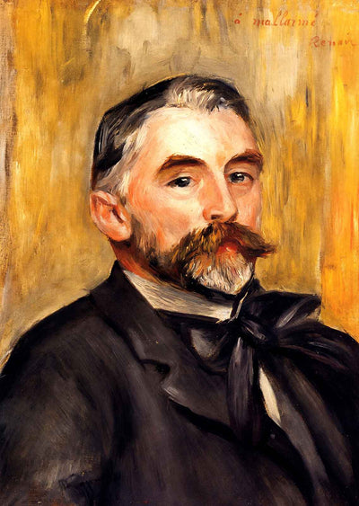 Stephane Mallarme Art Print 1892 Painting by Pierre-Auguste Renoir (6 Sizes)