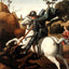 St. George and the Dragon Art Print 1506 Painting by Raphael (6 Sizes)