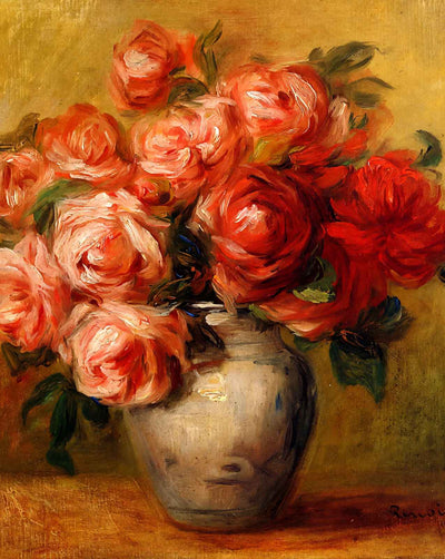 Still Life with Roses painting print by Pierre-Auguste Renoir