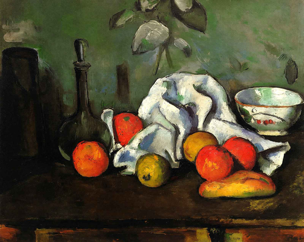 Still Life with Fruits art print by Paul Cezanne (1880)