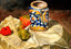 Still Life with Italian Earthenware Jar Art Print 1874 by Paul Cezanne (6 Sizes)