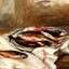 Still Life with Fish Art Print 1890 Painting by Pierre-Auguste Renoir (6 Sizes)