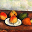 Still Life Plate and Fruit Fine Art Print 1887 by Paul Cezanne (6 Sizes)