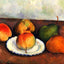 Still Life Plate and Fruit Fine Art Print 1887 by Paul Cezanne (6 Sizes)