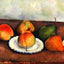 Still Life Plate and Fruit Fine Art Print 1887 by Paul Cezanne (6 Sizes)