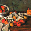 Still Life with a Fruit Dish and Apples Art Print 1880 by Paul Cezanne (6 Sizes)