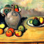Still Life, Jug and Fruit on a Table 1894 by Paul Cezanne Art Print (6 Sizes)