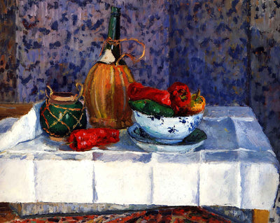 Still Life with Peppers art print by Camille Pissarro (1899)