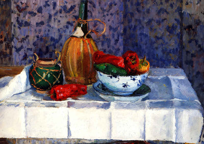 Still Life with Peppers 1899 by Camille Pissarro Fine Art Print (6 Sizes)