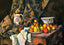 Still Life with Flower Holder Art Print 1905 Painting by Paul Cezanne (6 Sizes)
