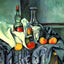Still Life, Peppermint Bottle 1895 by Paul Cezanne Fine Art Print (6 Sizes)