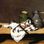 Still Life with Green Pot and Pewter Jug Art Print 1870 by Cezanne (6 Sizes)
