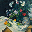 Still Life with Flowers and Fruit art print by Paul Cezanne (1890)