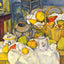 Still Life with Basket (Kitchen Table) 1890 by Paul Cezanne Art Print (6 Sizes)