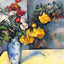 Still Life Flowers in a Vase 1888 Painting by Paul Cezanne Art Print (6 Sizes)