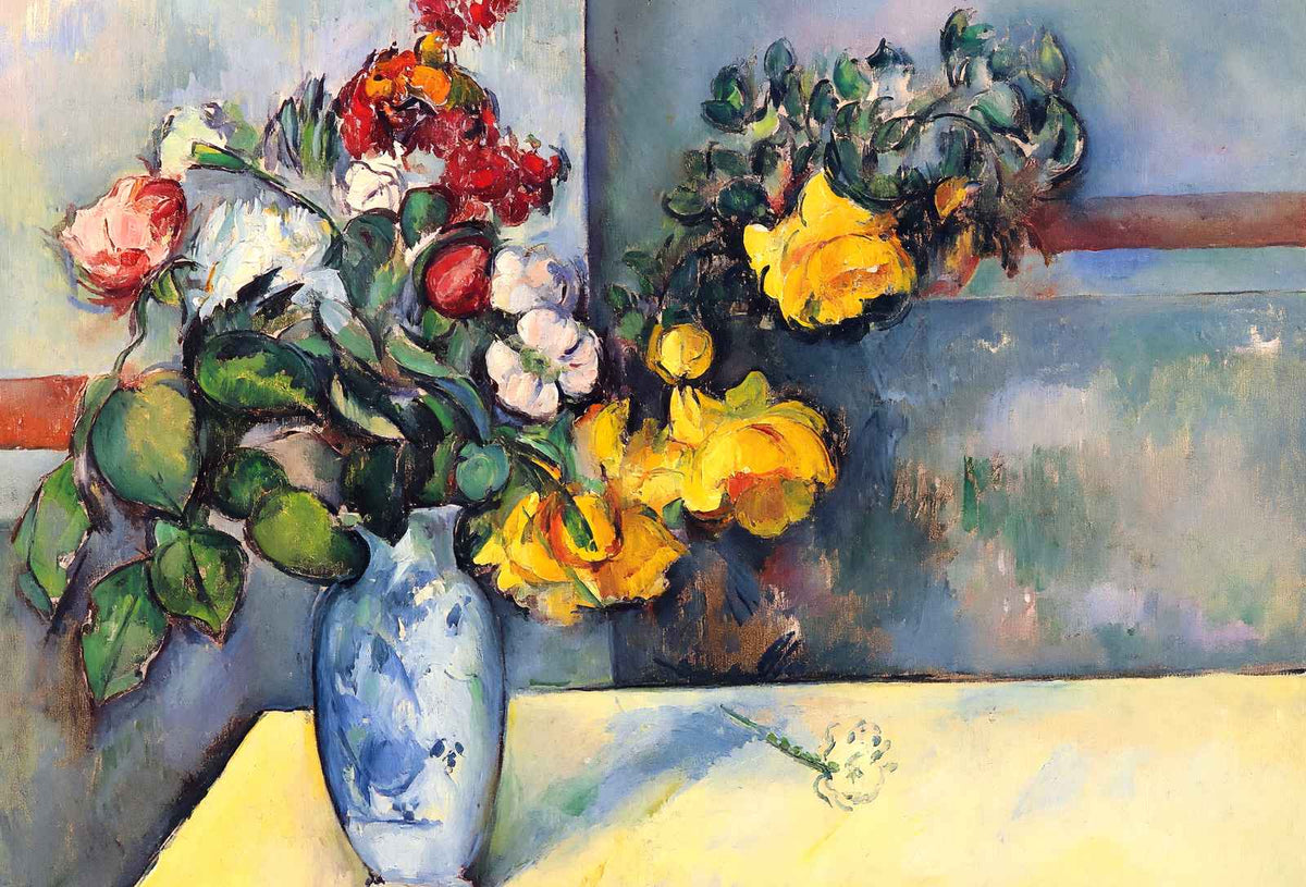 Still Life Flowers in a Vase 1888 Painting by Paul Cezanne Art Print (6 Sizes)