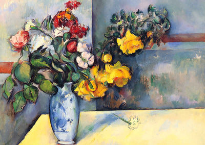 Still Life Flowers in a Vase 1888 Painting by Paul Cezanne Art Print (6 Sizes)