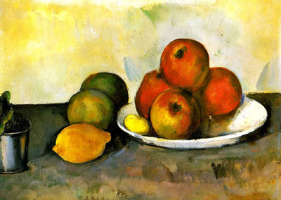 Still Life with Apples Art Print 1890 Painting by Paul Cezanne (6 Sizes)
