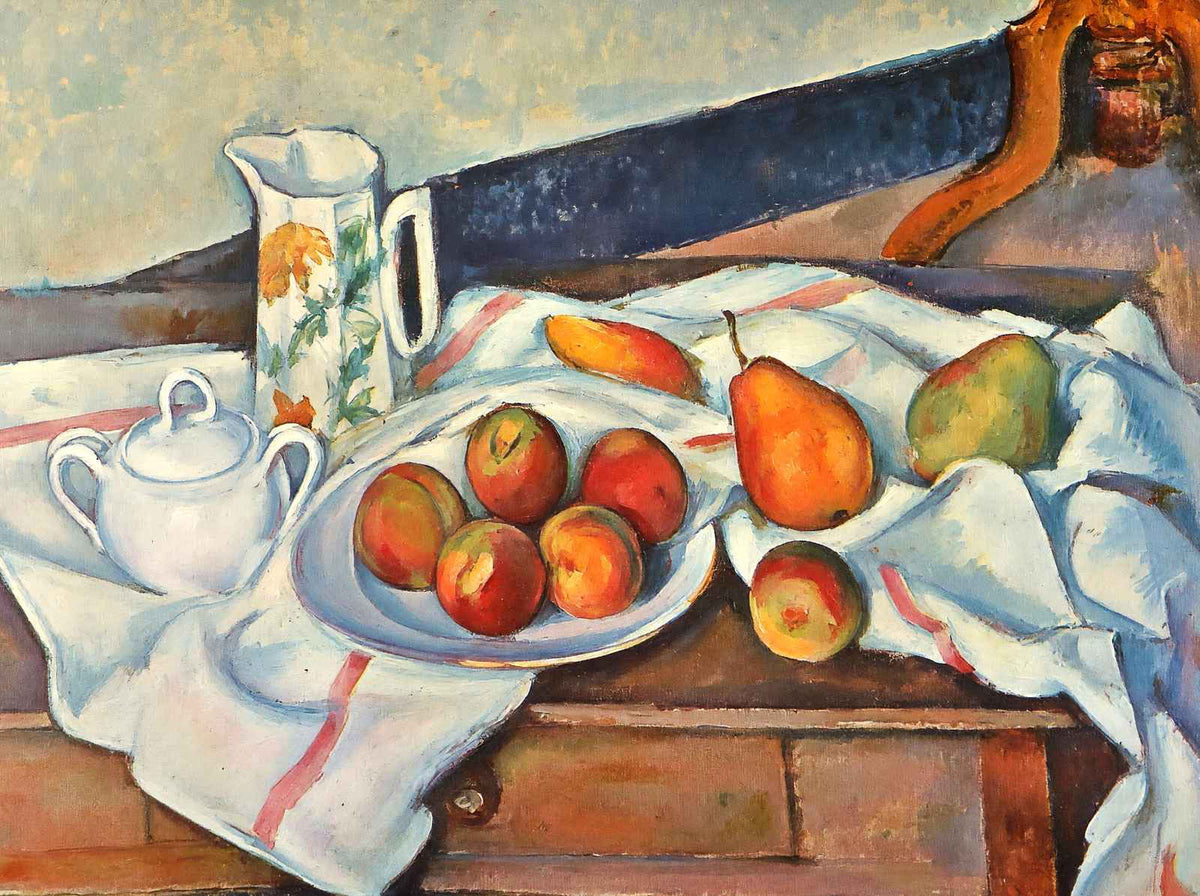 Still Life with Sugar 1890 Painting by Paul Cezanne Art Print (6 Sizes)
