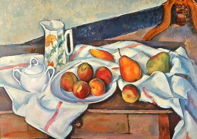 Still Life with Sugar 1890 Painting by Paul Cezanne Art Print (6 Sizes)