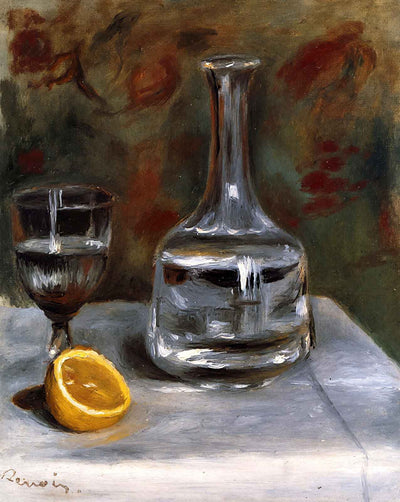 Still Life with Carafe painting print by Pierre-Auguste Renoir (1892)