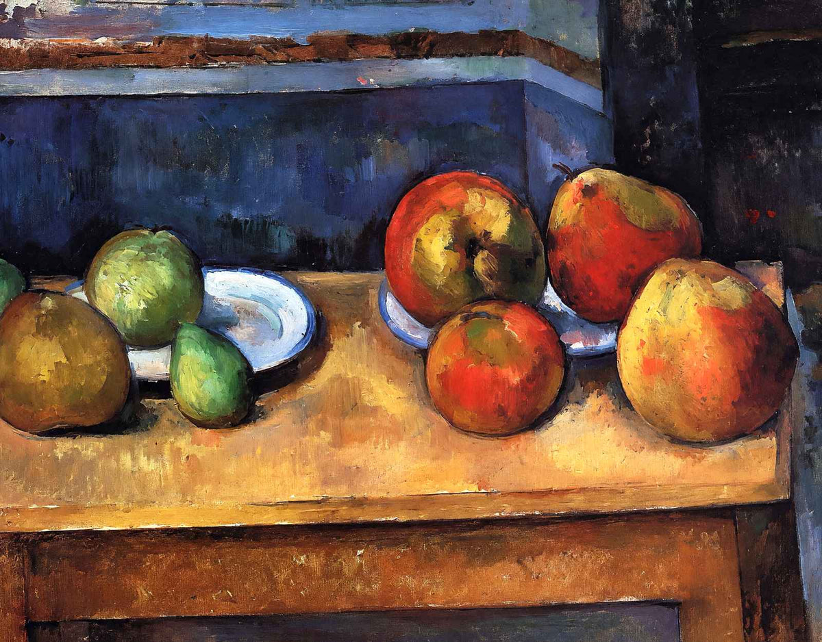 Still Life Apples and Pears 1887 by Paul Cezanne Fine Art Print (6 Sizes)