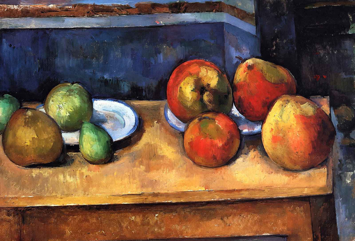 Still Life Apples and Pears 1887 by Paul Cezanne Fine Art Print (6 Sizes)