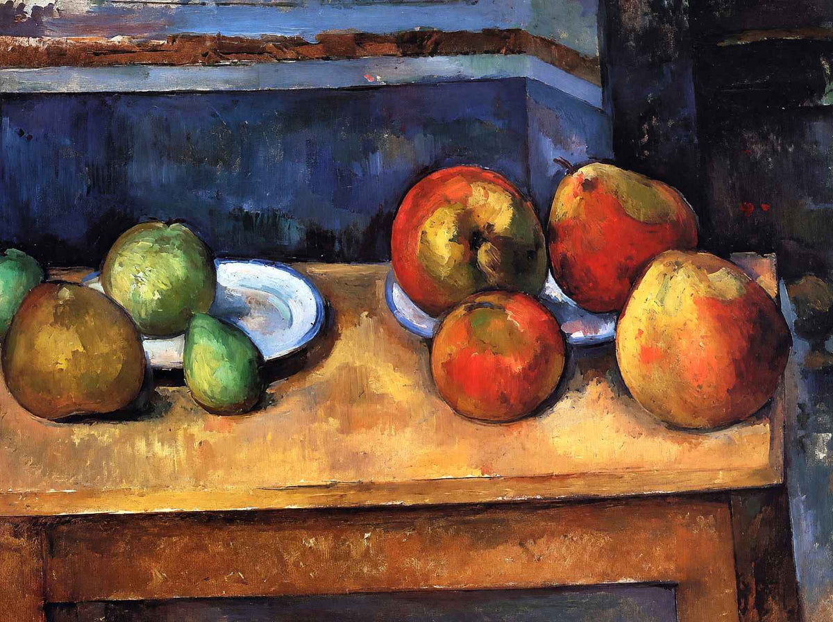 Still Life Apples and Pears 1887 by Paul Cezanne Fine Art Print (6 Sizes)