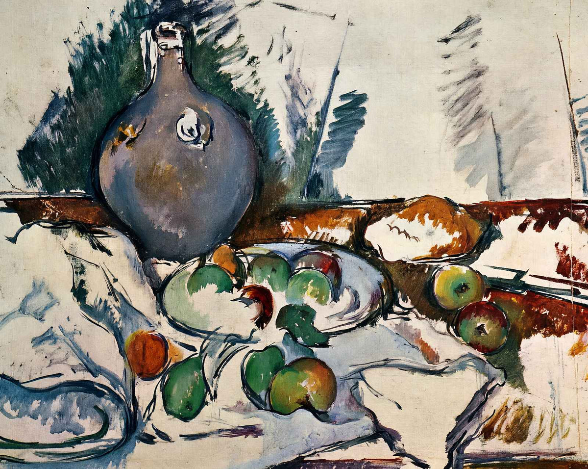Still Life with Water Jug art print by Paul Cezanne (1893)