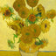 Still Life - Vase with Fifteen Sunflowers art print
