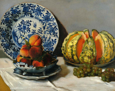 Still Life with Melon art print by Claude Monet (1872)