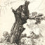 St. Jerome Beside a Pollard Willow Art Print 1648 by Rembrandt (6 Sizes)