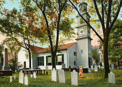 St John's Church Richmond VA in 1905 Vintage Print (7 Sizes) - High Quality