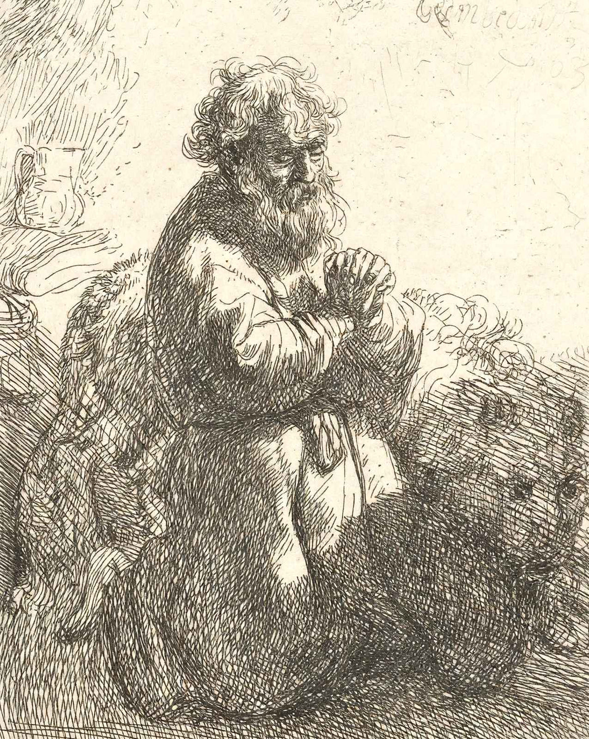 St. Jerome Kneeling in Prayer