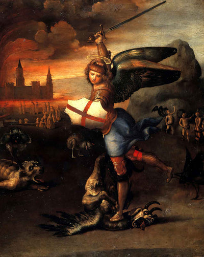 St. Michael painting by Raphael (1505)