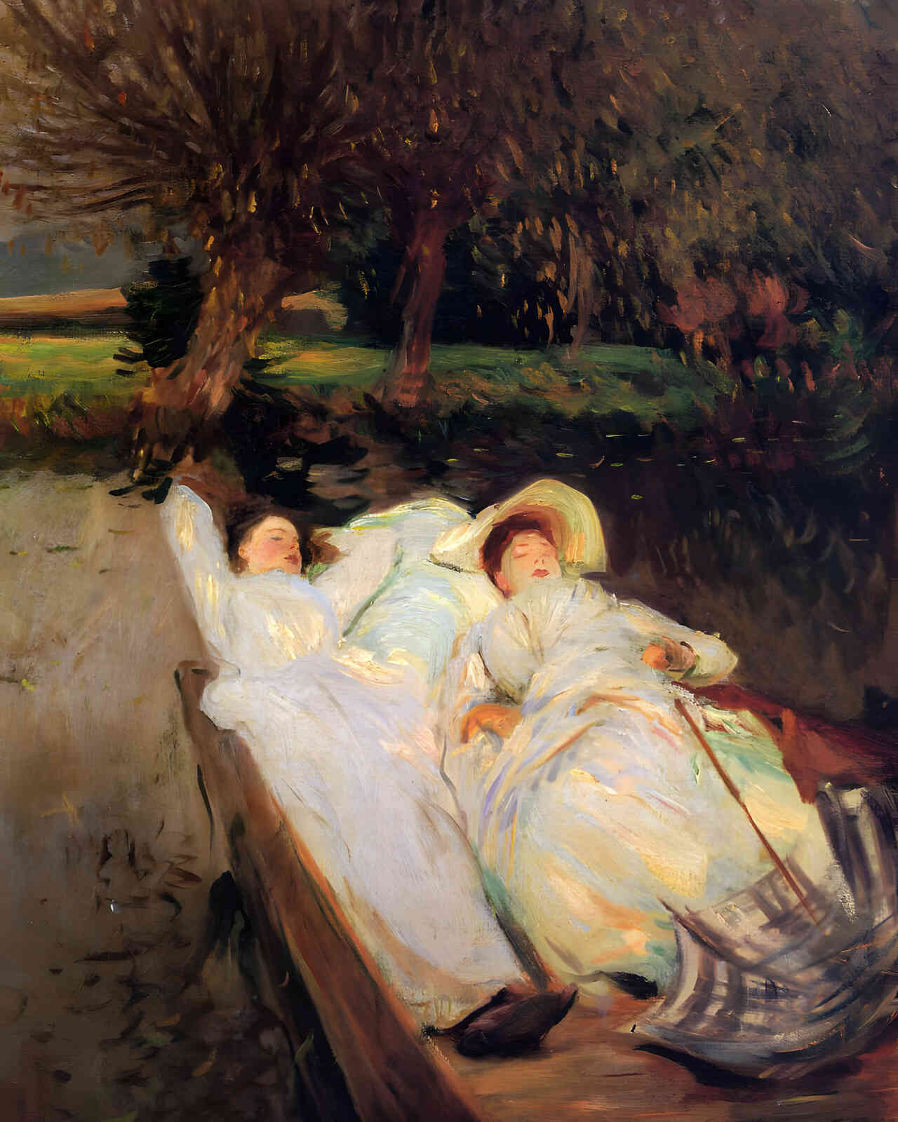 St. Martin's Summer 1888 Painting by John Singer Sargent 8x10" Art Print